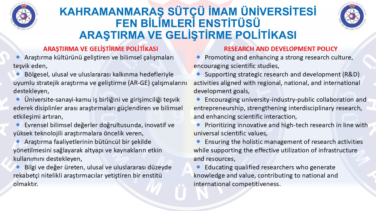 Araştırma ve Geliştirme Politikası