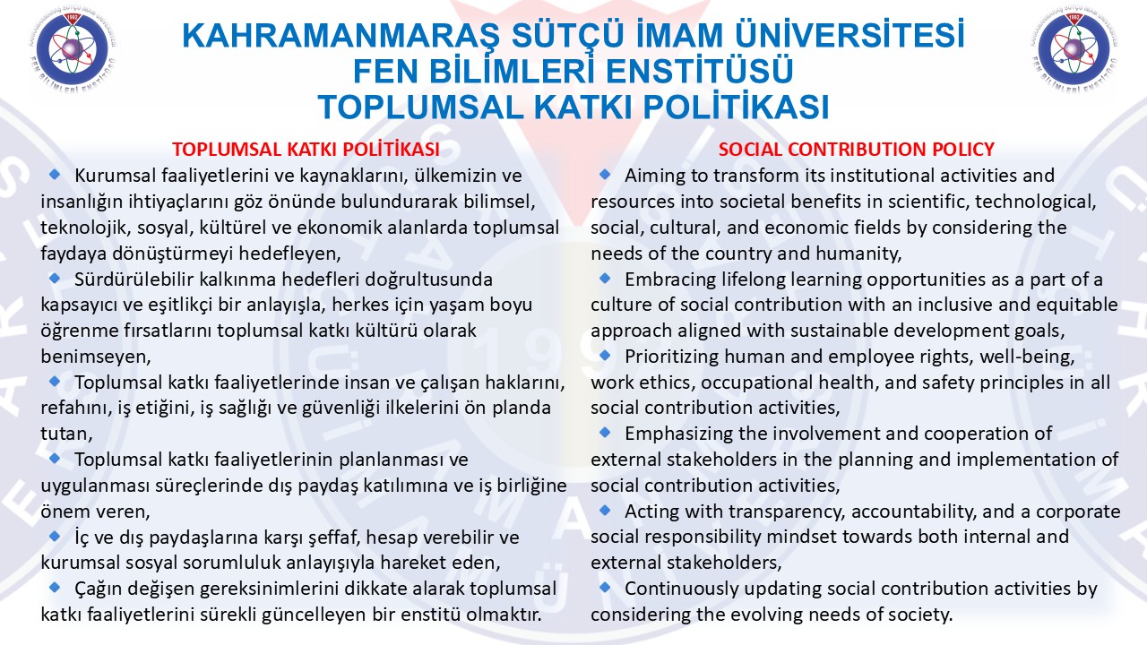 Toplumsal Katkı Politikası